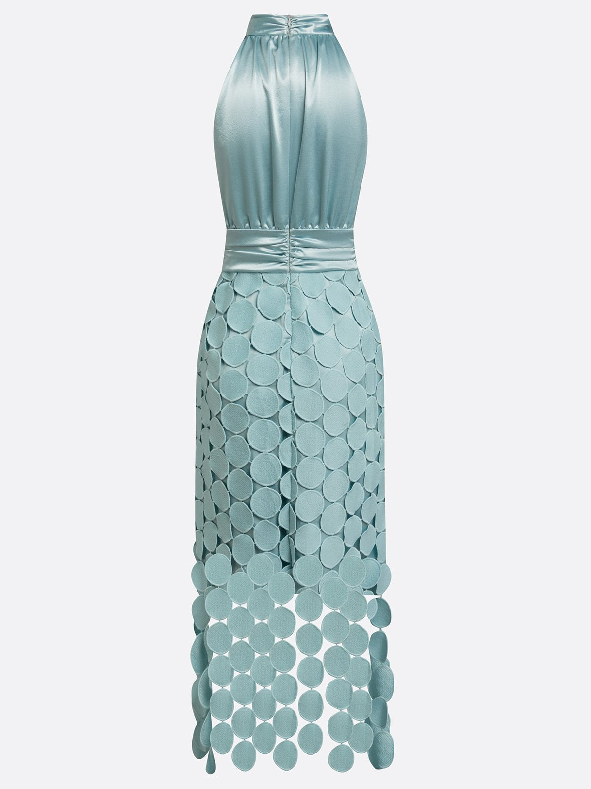 FABIOLA | Vestido Midi sin Mangas con Cuello Alto