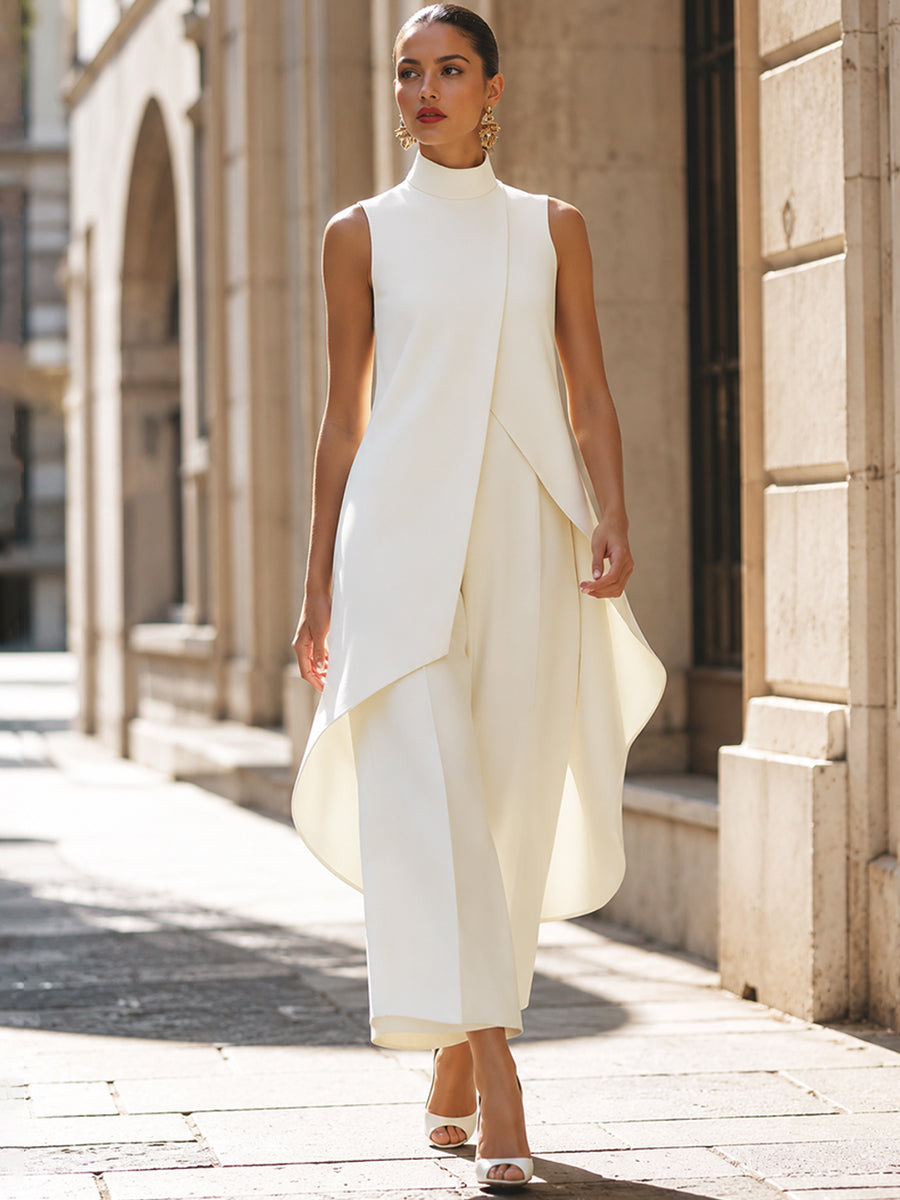 CATALINA | Conjunto Elegante de Pantalón Ancho