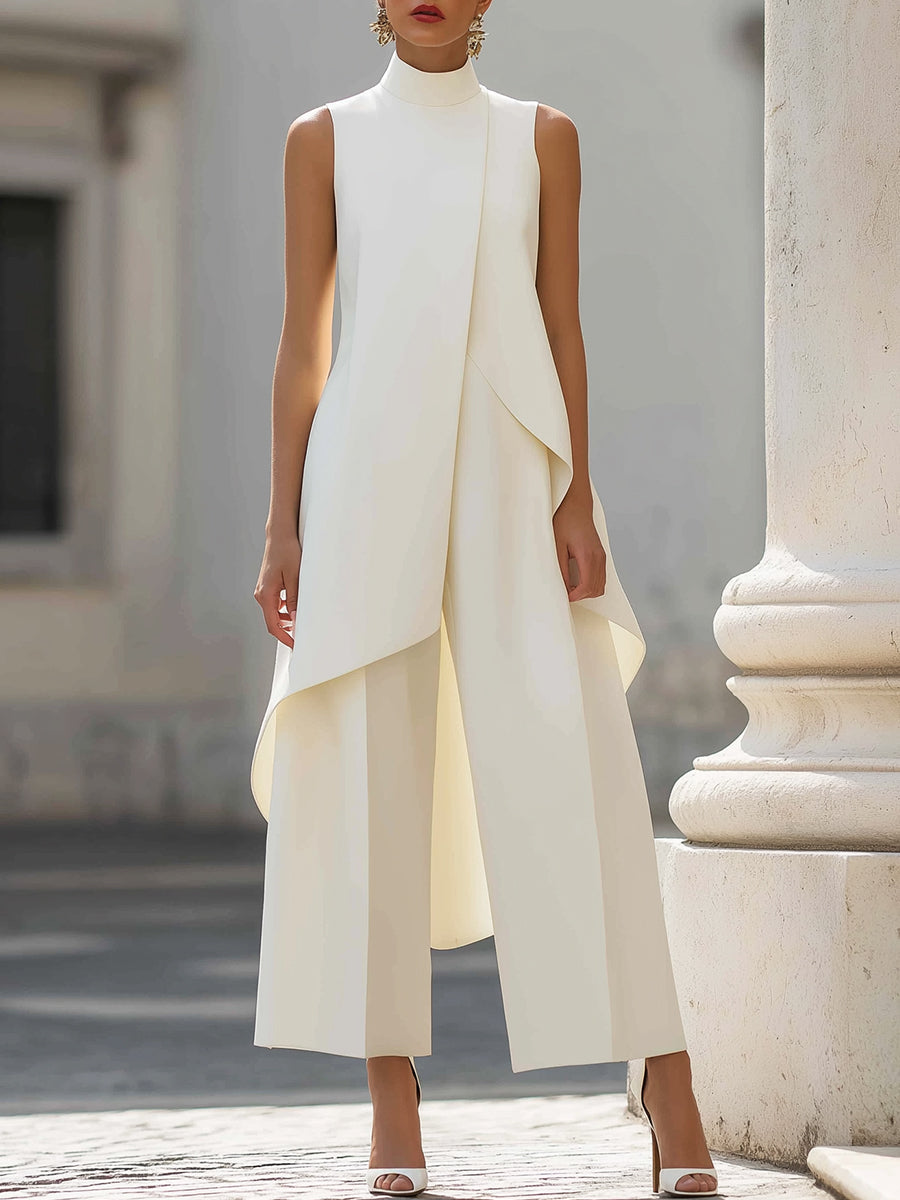 CATALINA | Conjunto Elegante de Pantalón Ancho