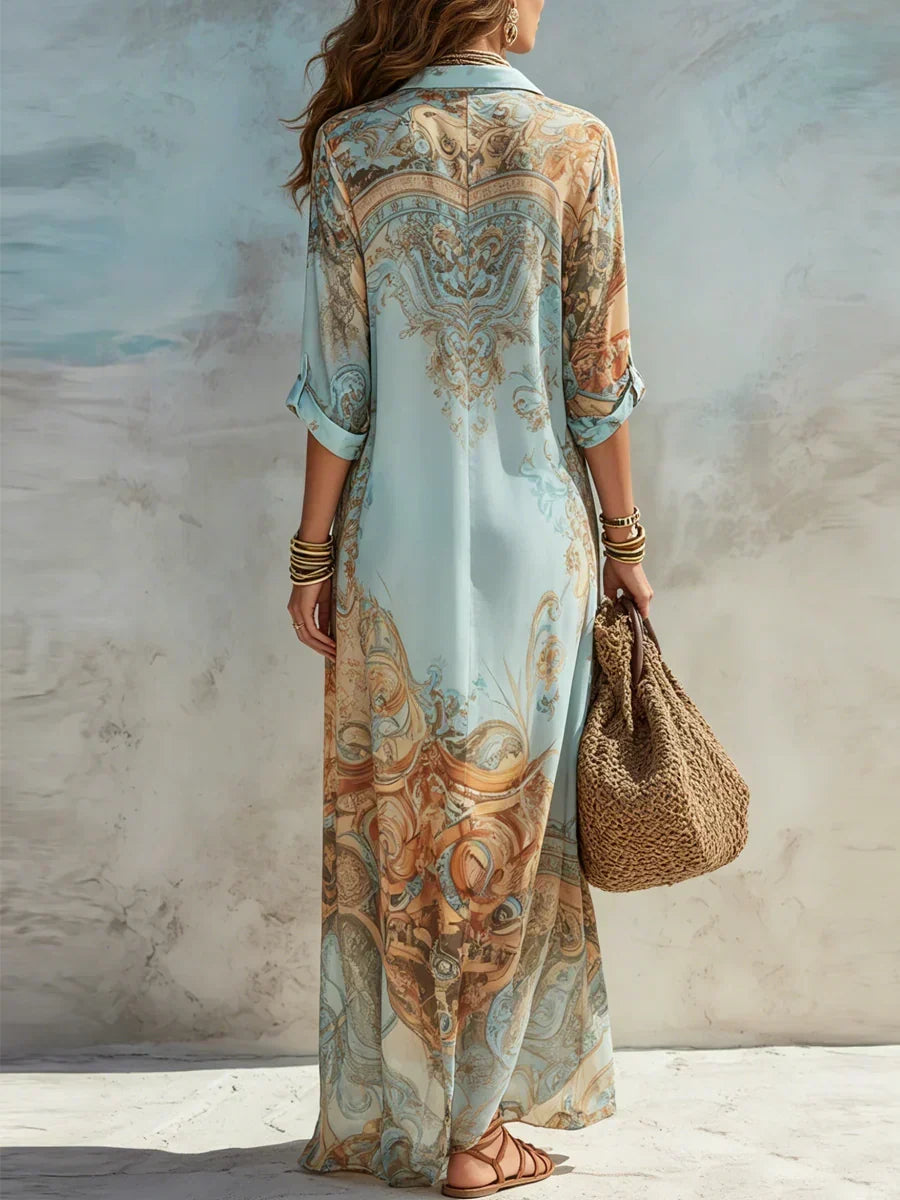 NEREA | Vestido de Verano Elegante de Corte Fluido