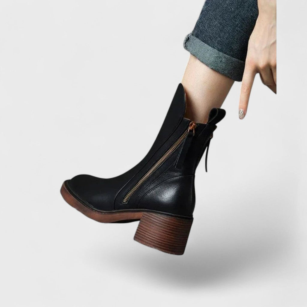 CARLOTA | Botines Forrados Elegantes y Cómodos