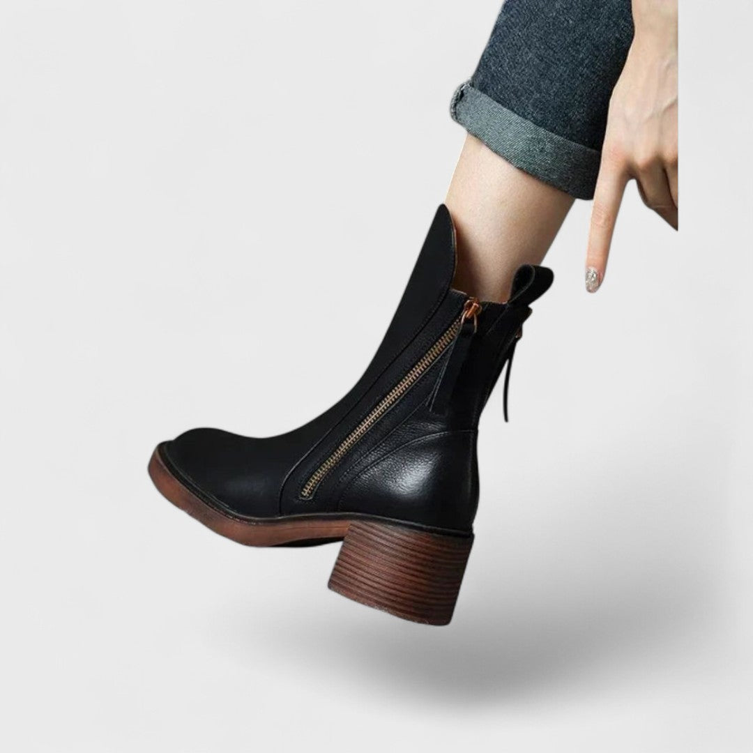 CARLOTA | Botines Forrados Elegantes y Cómodos