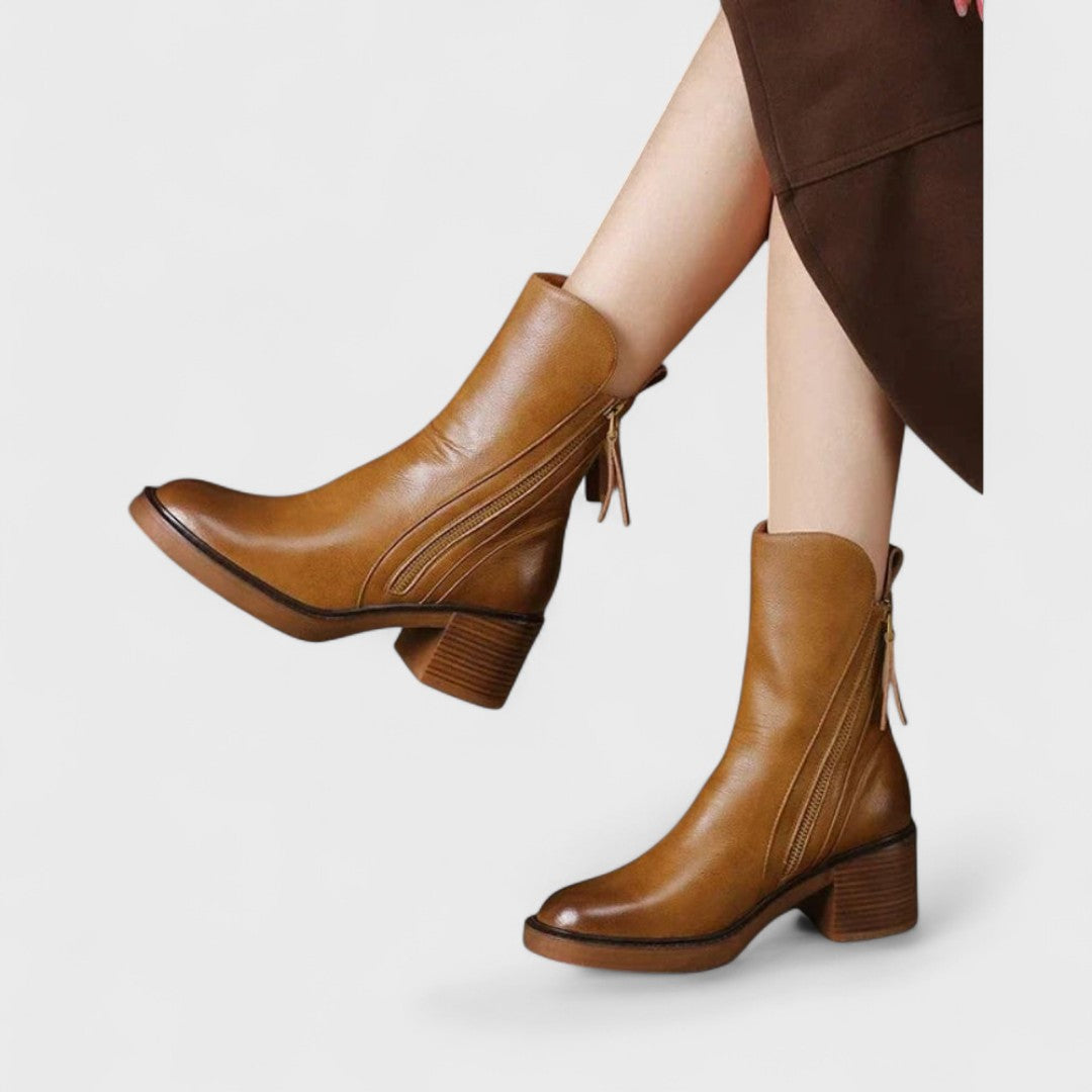 CARLOTA | Botines Forrados Elegantes y Cómodos