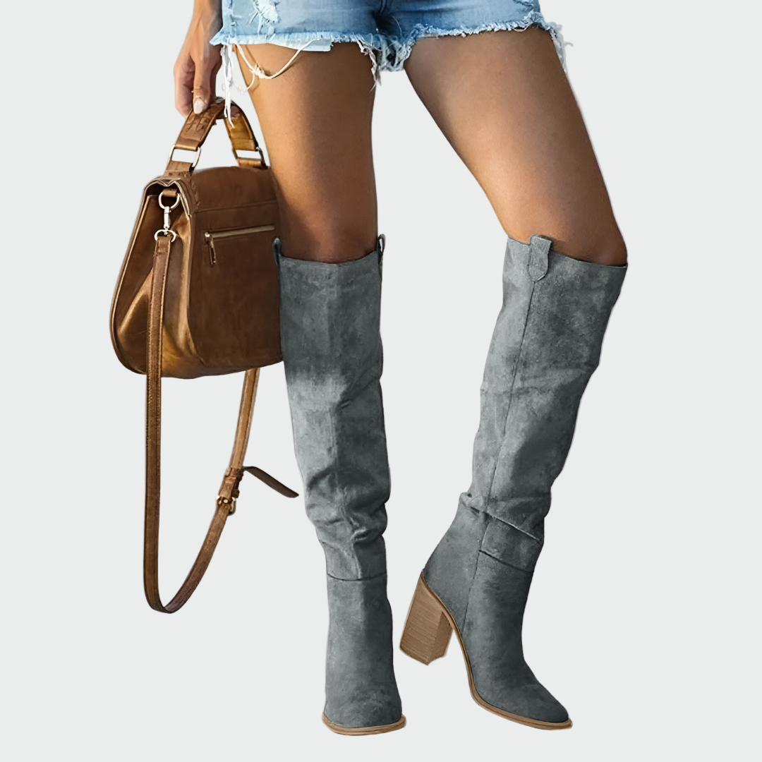 DAFNE | Botas Altas Estilo Western
