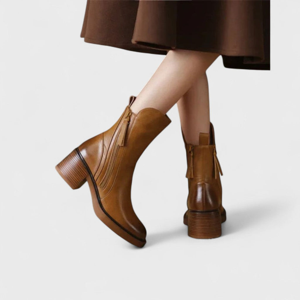 CARLOTA | Botines Forrados Elegantes y Cómodos