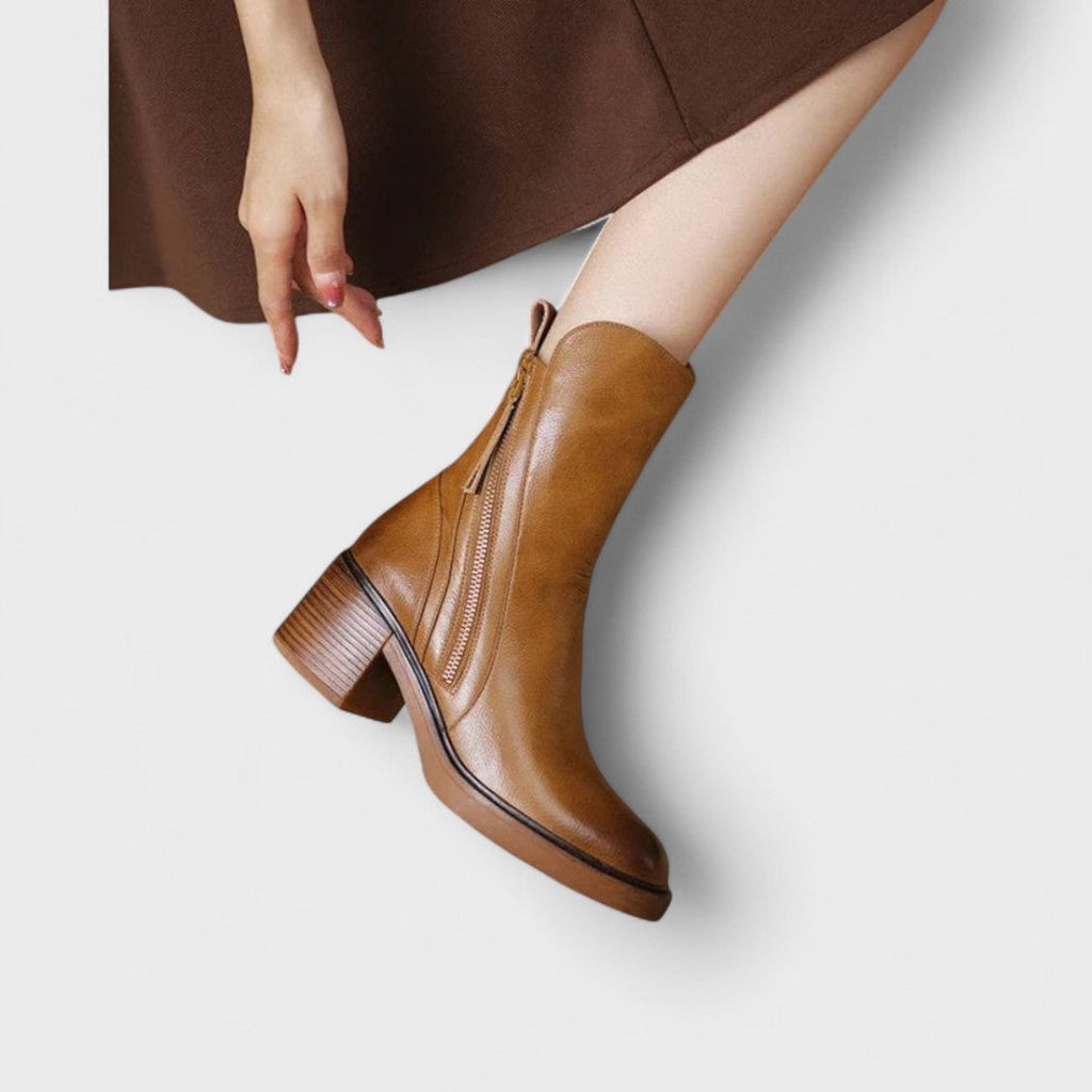 CARLOTA | Botines Forrados Elegantes y Cómodos