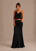 IRIS | Falda Maxi Elegante Fruncida