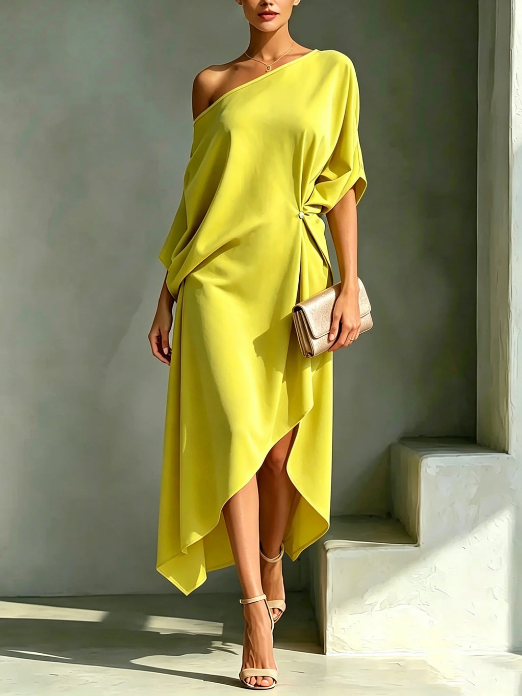 ISABELLA | Vestido Asimétrico Elegante