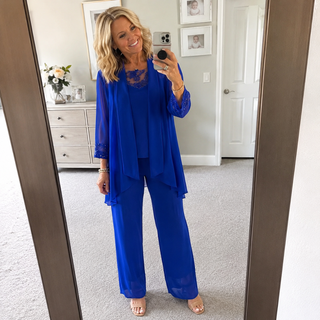JOSIANE | Conjunto de Chaqueta Fluida y Pantalón