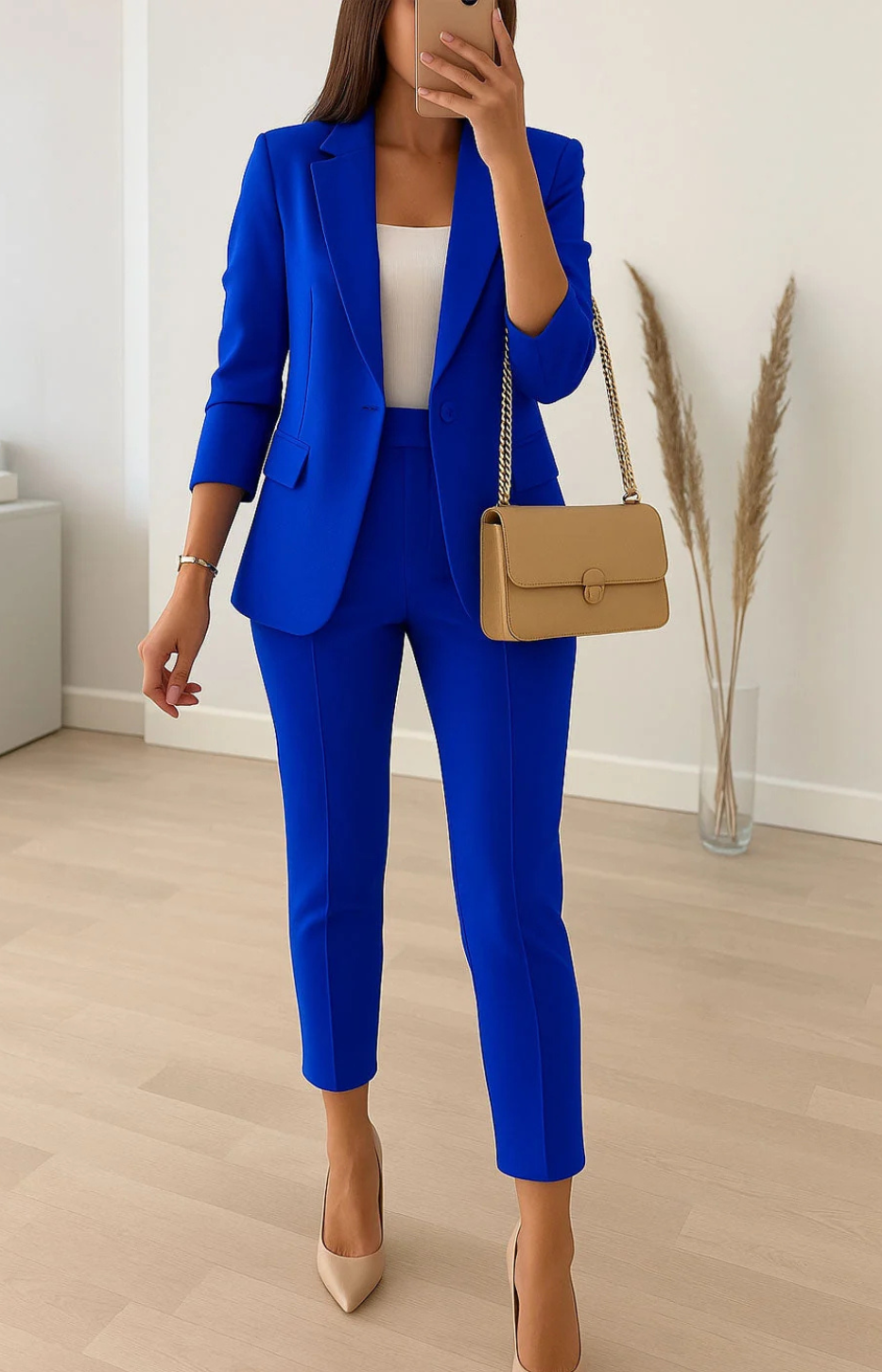 SORAYA | Traje de Blazer y Pantalón Recto