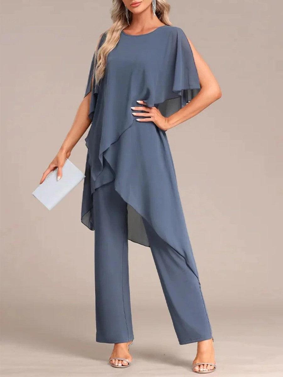 CHLOÉ | Conjunto de Dos Piezas con Cuello Redondo