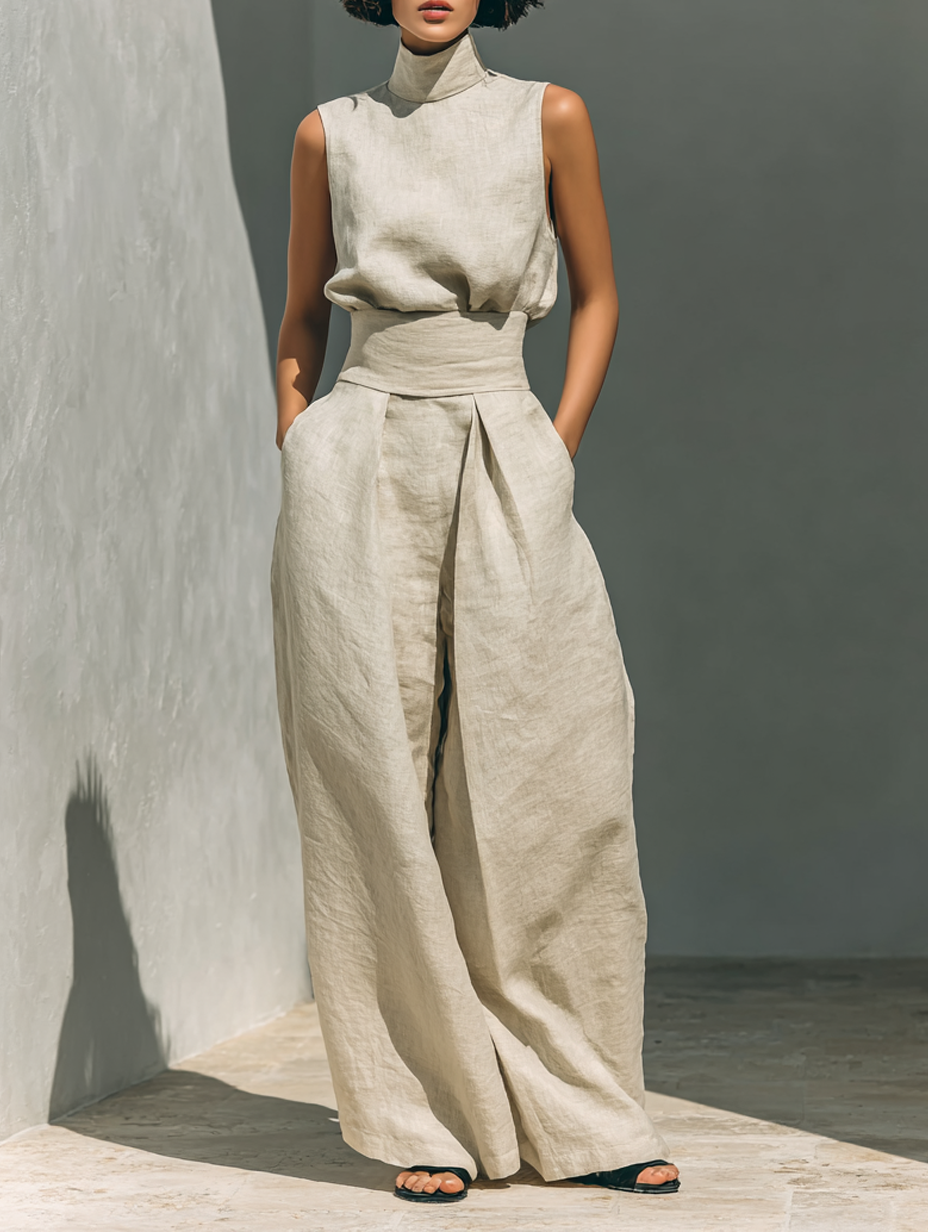 MARÍA | Vestido Camisero con Cinturón y Abertura Lateral