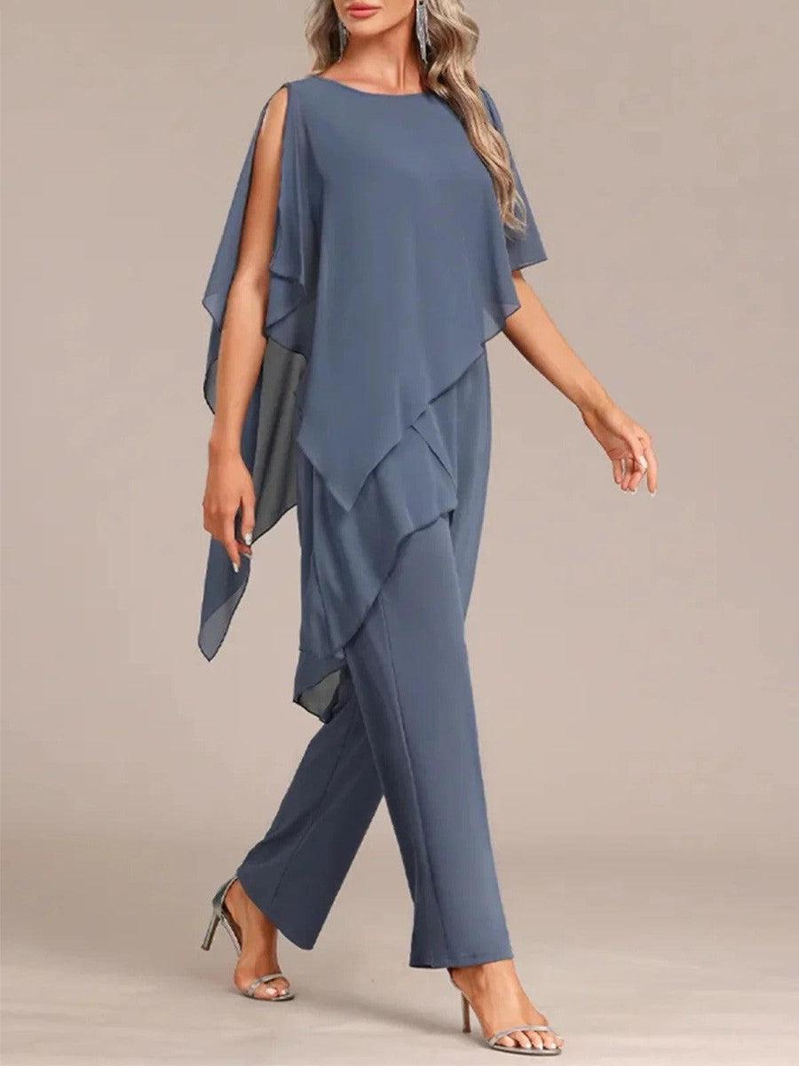 CHLOÉ | Conjunto de Dos Piezas con Cuello Redondo