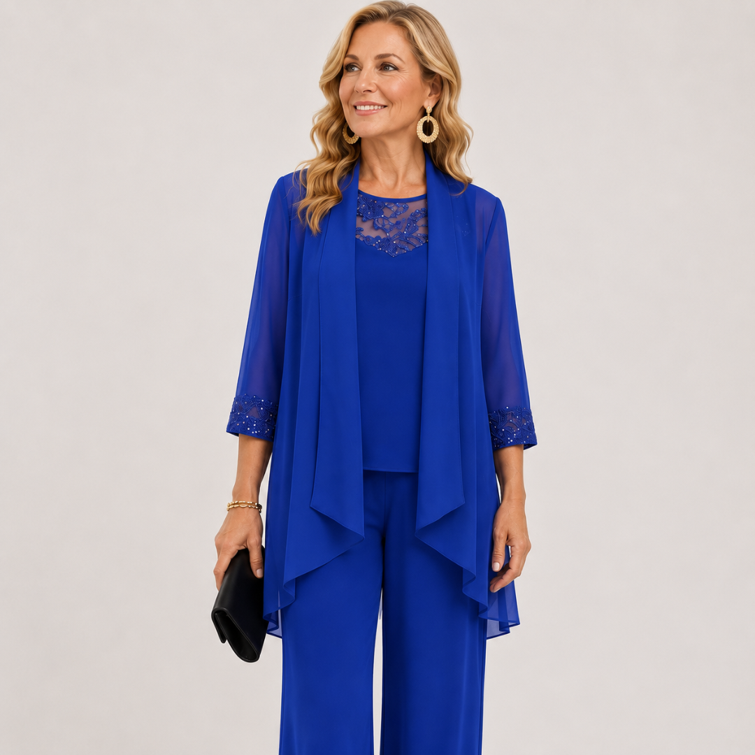 JOSIANE | Conjunto de Chaqueta Fluida y Pantalón
