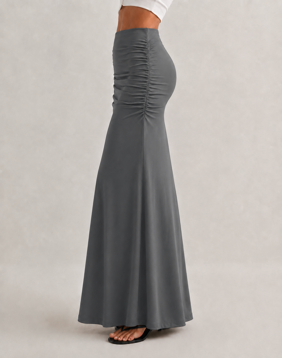 IRIS | Falda Maxi Elegante Fruncida