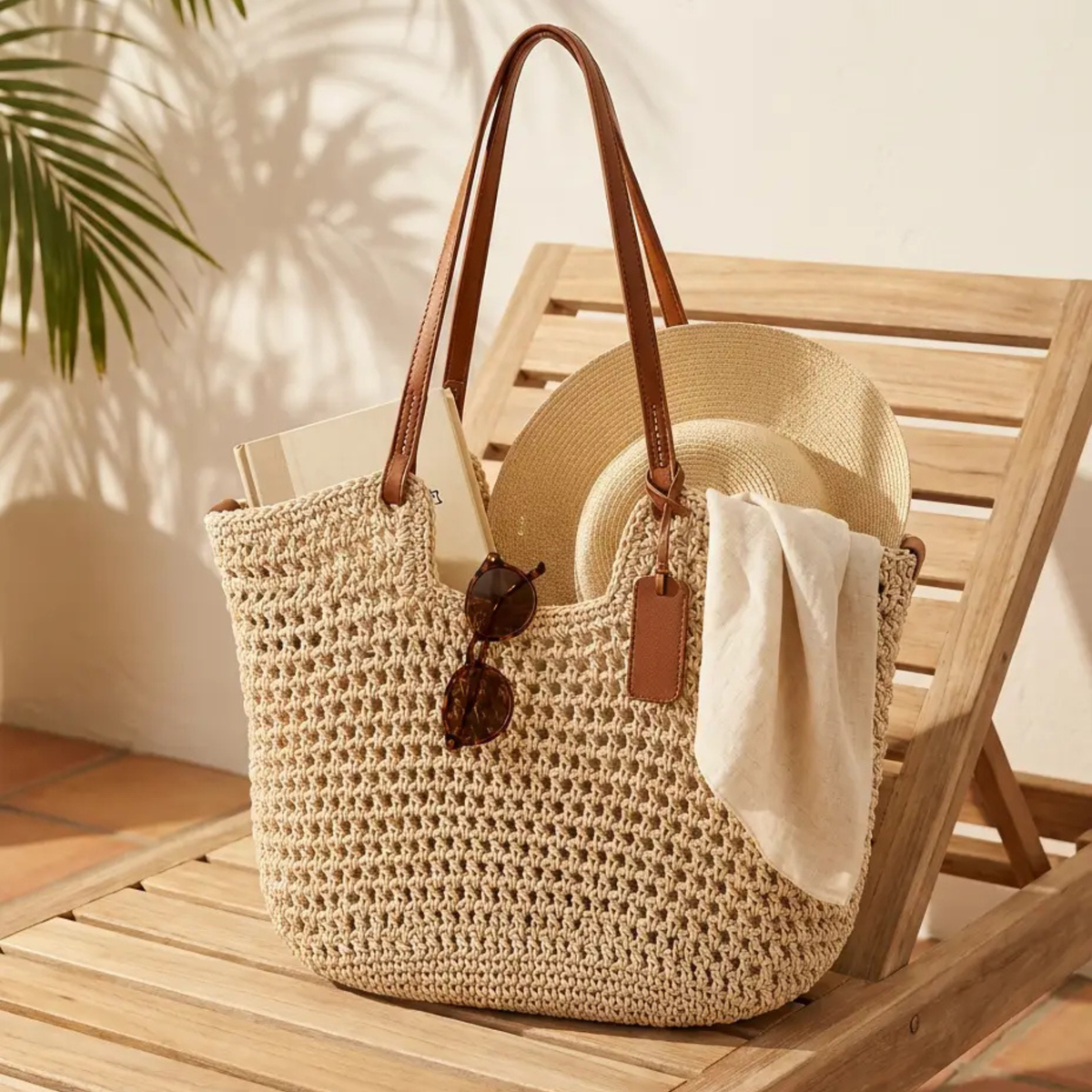 ALINA | Bolso Shopper Tejido a Mano en Crochet