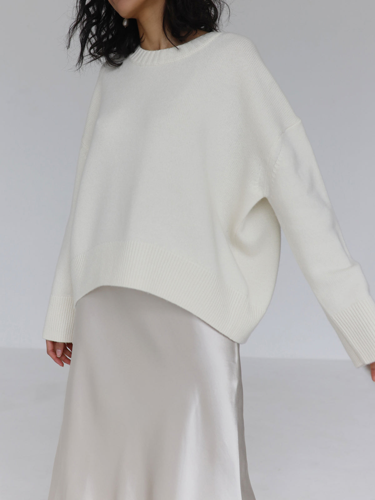 GLORIA | Jersey Oversize de Cuello Redondo