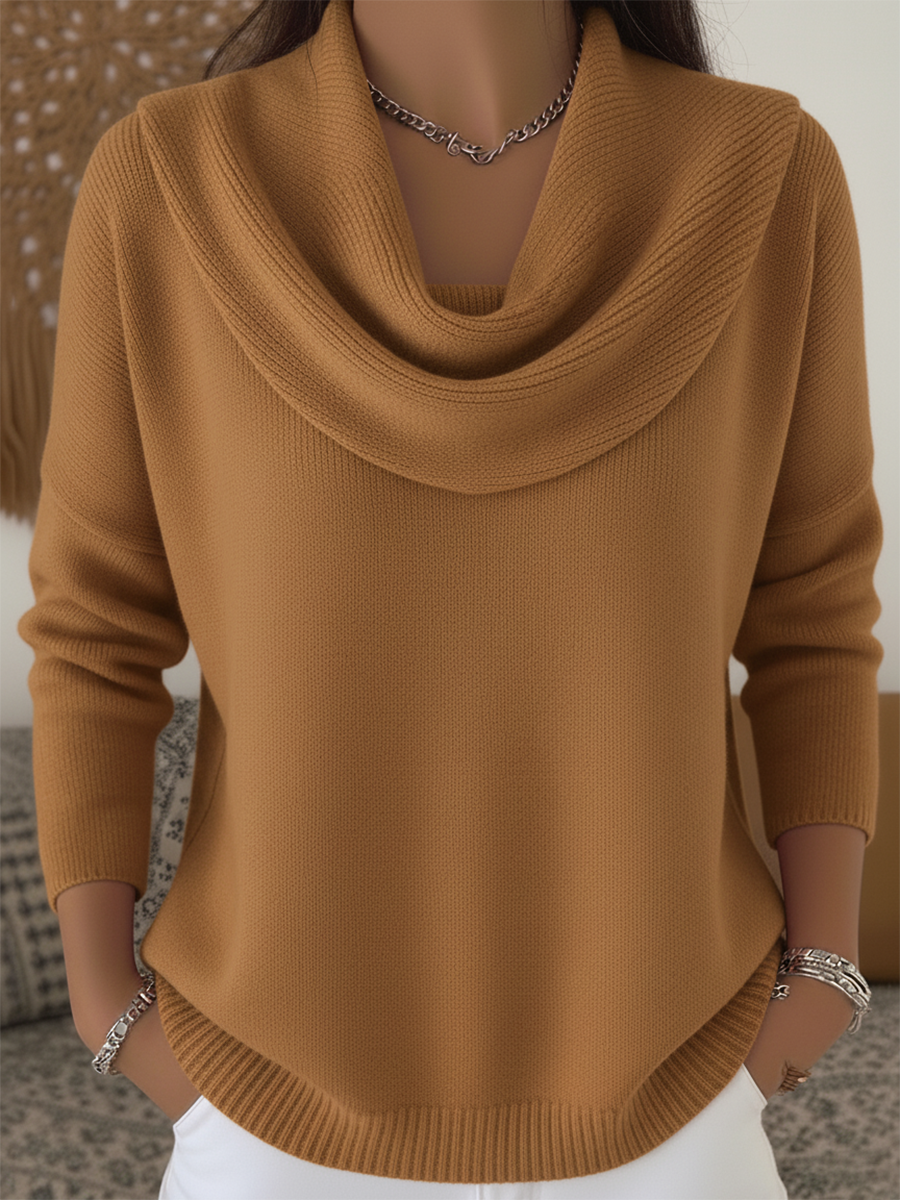 PENÉLOPE | Jersey de Cuello Cisne Acogedor