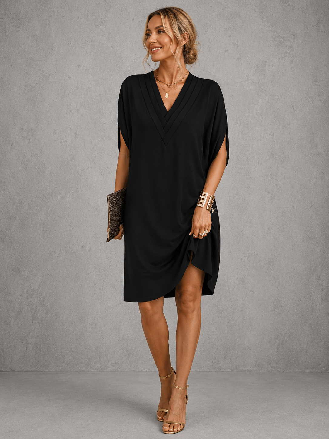 SARA | Vestido Cruzado Estilizador
