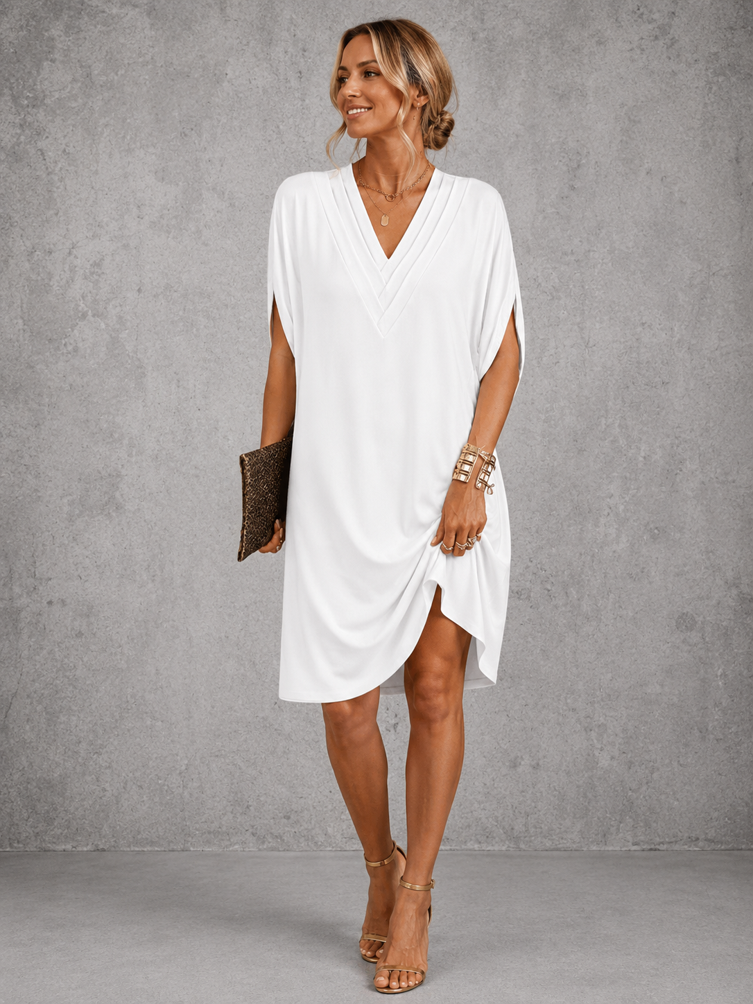 SARA | Vestido Cruzado Estilizador