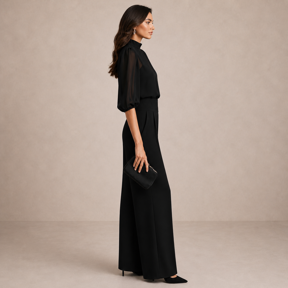 LORELEI | Conjunto de Tres Piezas con Pantalón Ancho