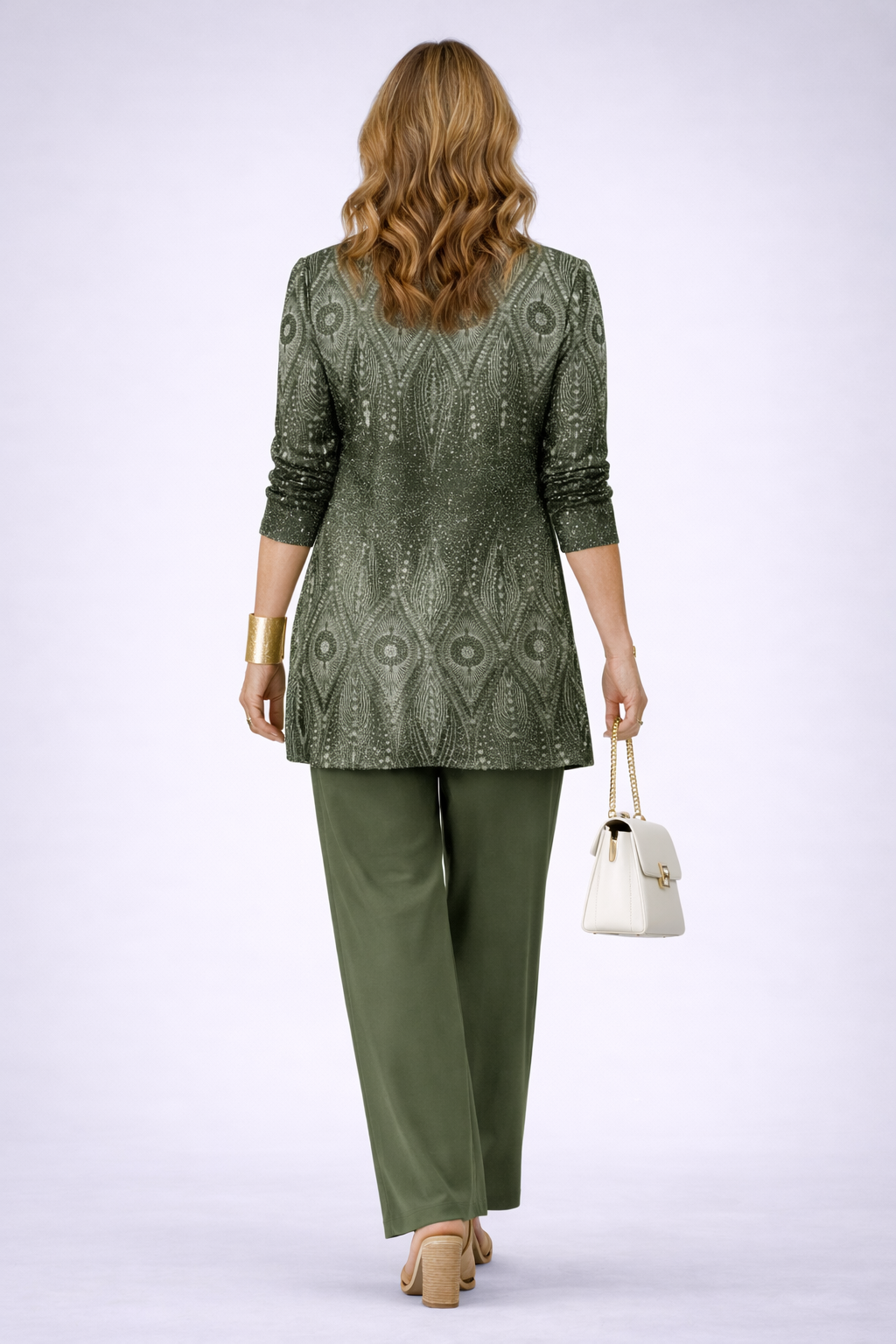 INDIRA | Conjunto de Tres Piezas Verde
