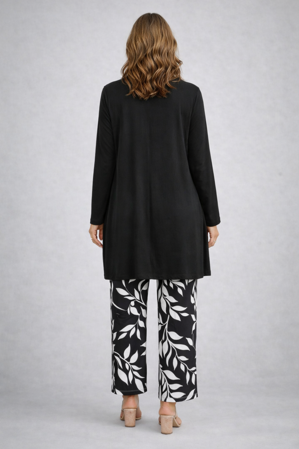 MÁXIMA | Conjunto de Tres Piezas Blanco y Negro
