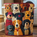 Perros de Colores | Cesto de Almacenaje Acolchado