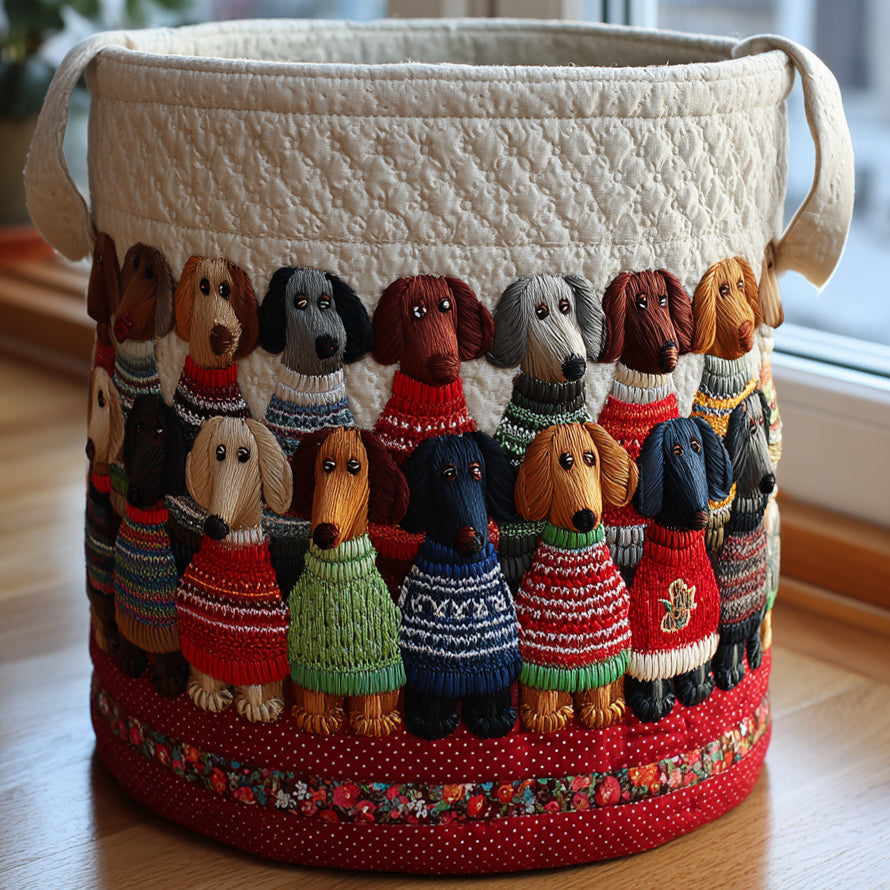 Cesta de Bassets | Cesto de Almacenaje Acolchado