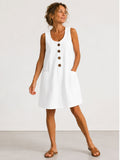 ELISA | Vestido Casual con Botones