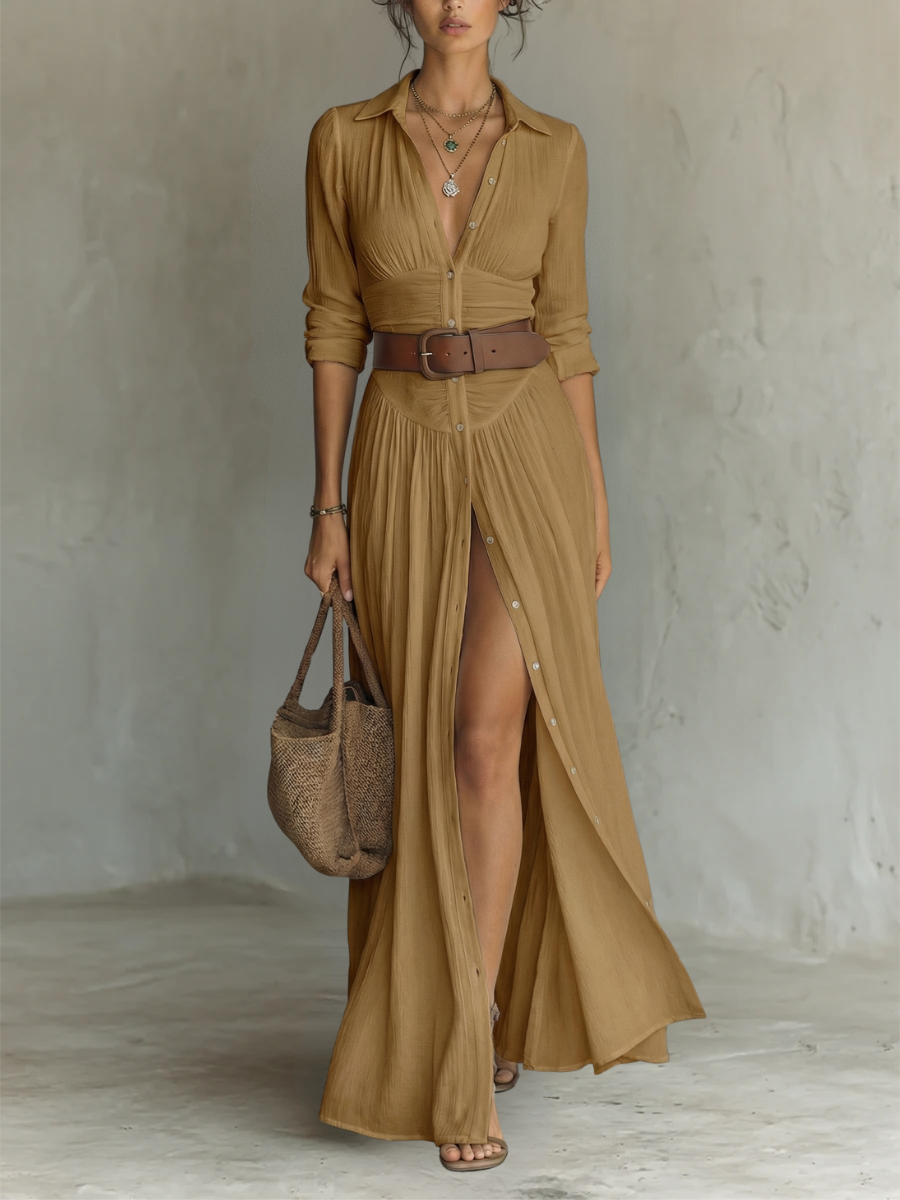 BRISA | Vestido Fluido Marfil