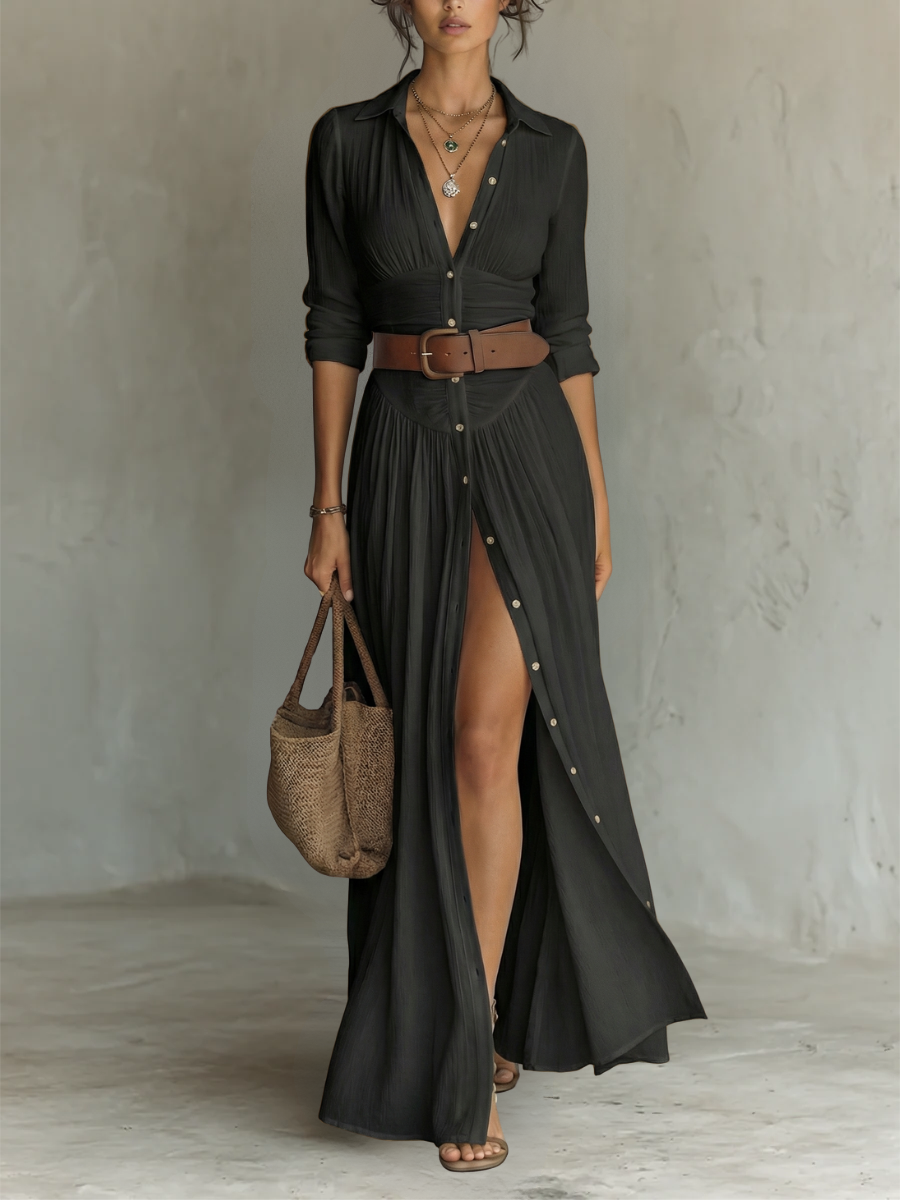 BRISA | Vestido Fluido Marfil