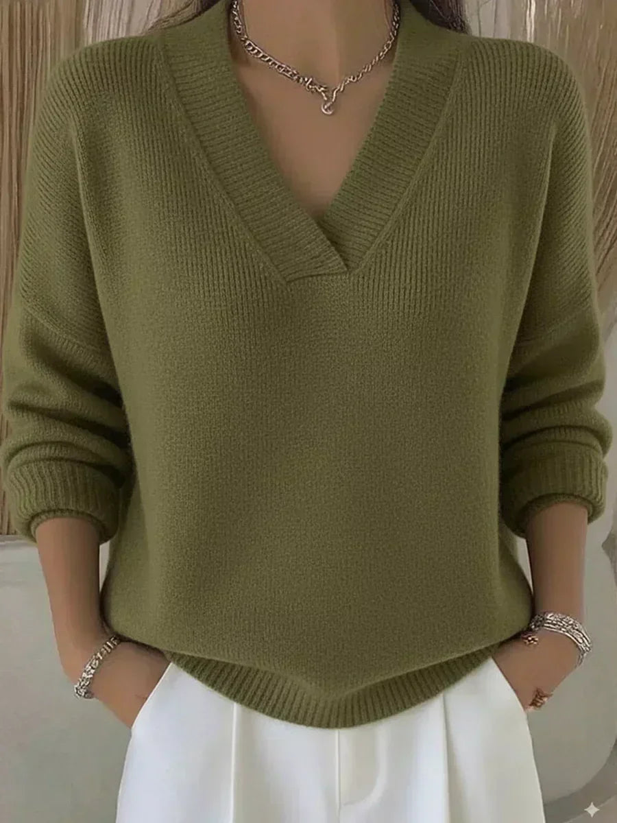Jersey LILIANA en color verde oliva