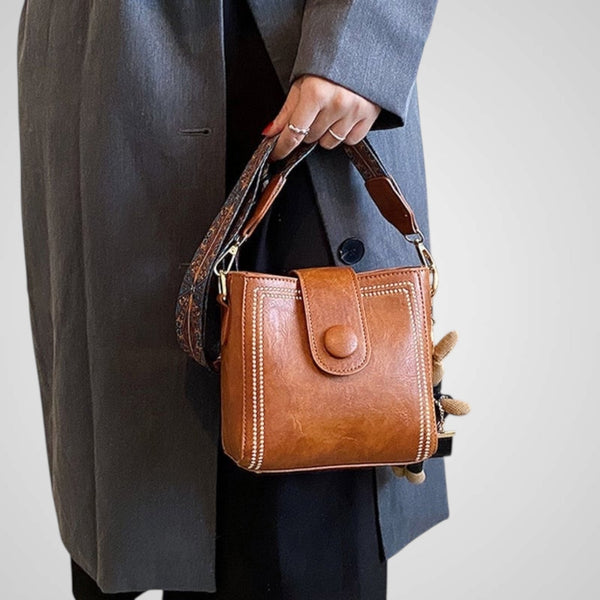 OLMO | Bolso Retro con Bandolera Ancha Ajustable