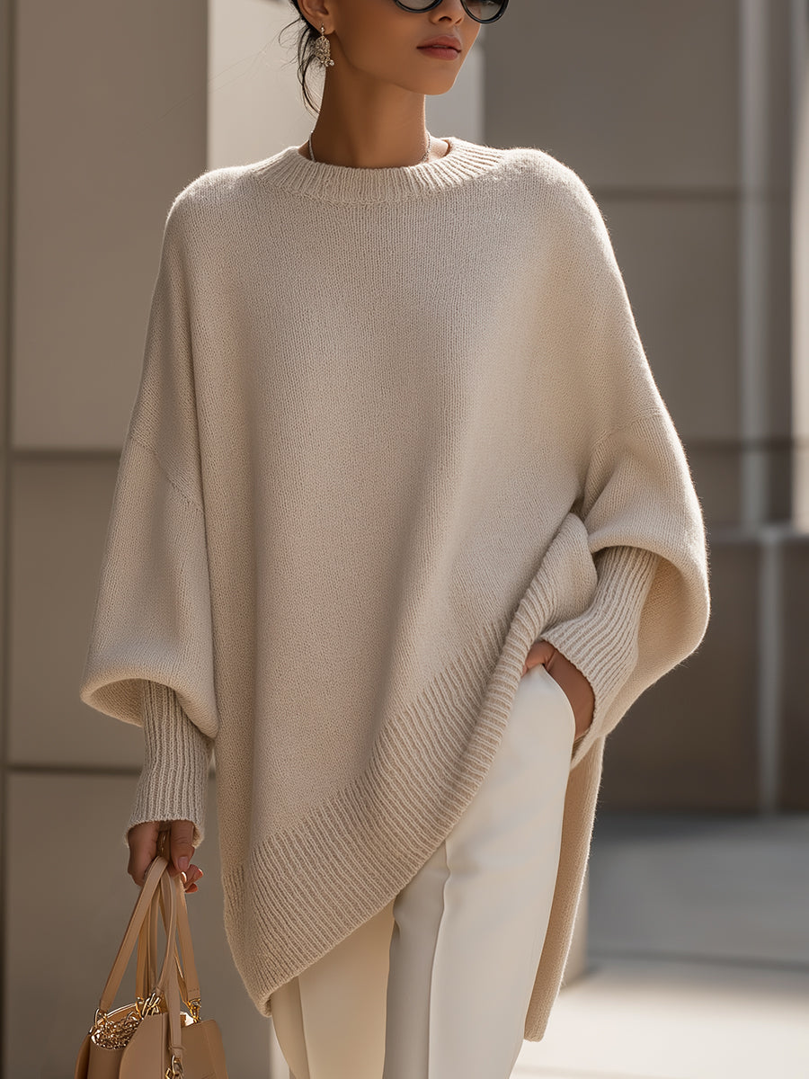 PALOMA | Jersey de Punto Drapeado Oversize