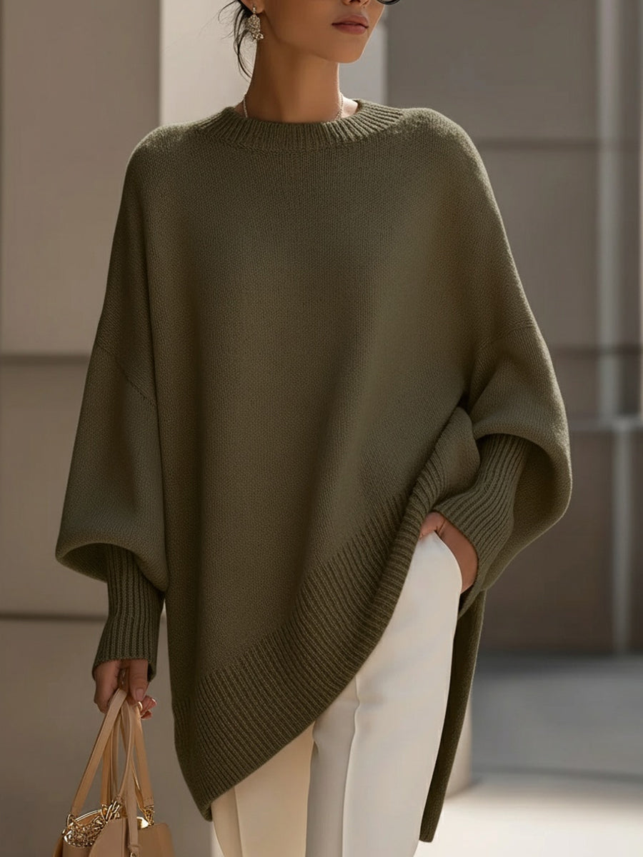 PALOMA | Jersey de Punto Drapeado Oversize