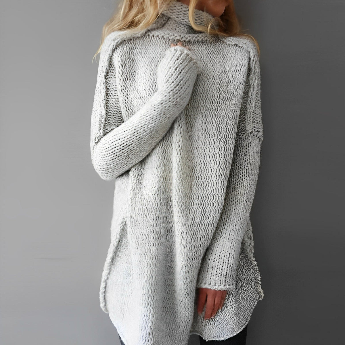OLAIA | Jersey de Cuello Alto Relajado