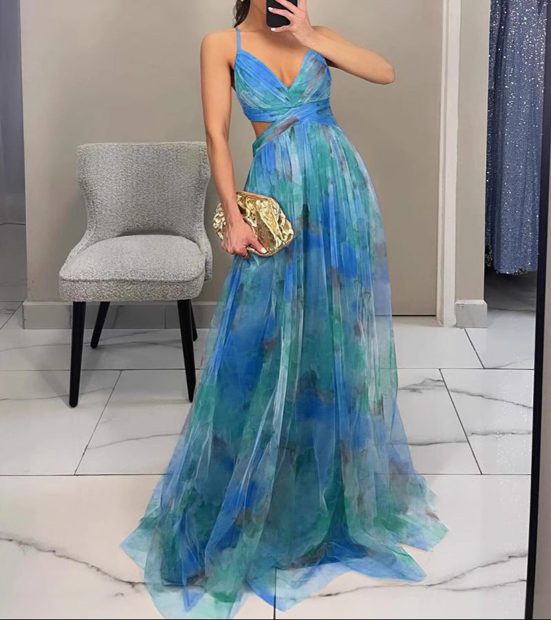 CRISTINA | Vestido Maxi Elegancia Floral