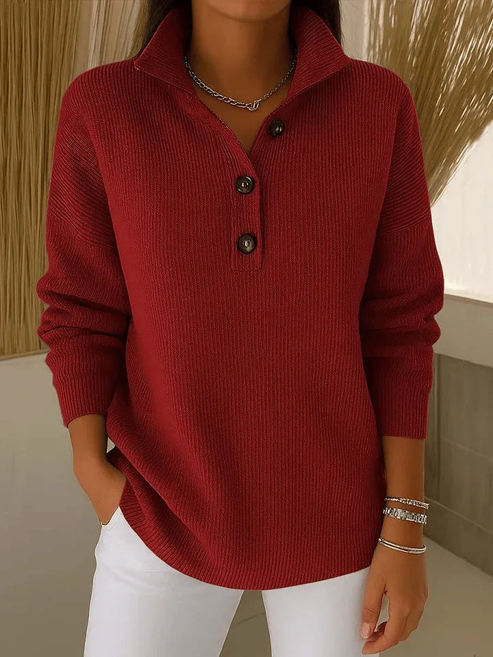 Jersey DOROTEA en color burdeos
