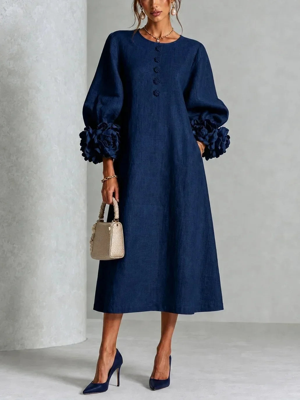 HEBE | Vestido Midi Floral