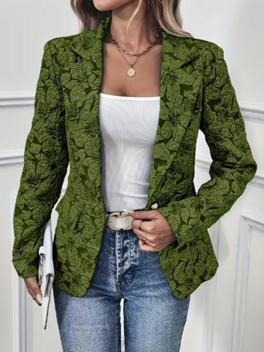 CASSANDRA | Blazer Jacquard Paisley Entallado