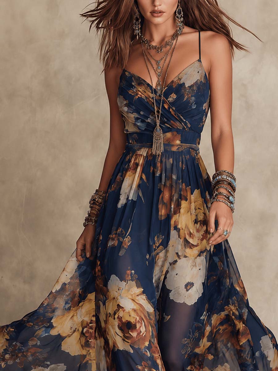 DÉBORA | Vestido Largo Floral