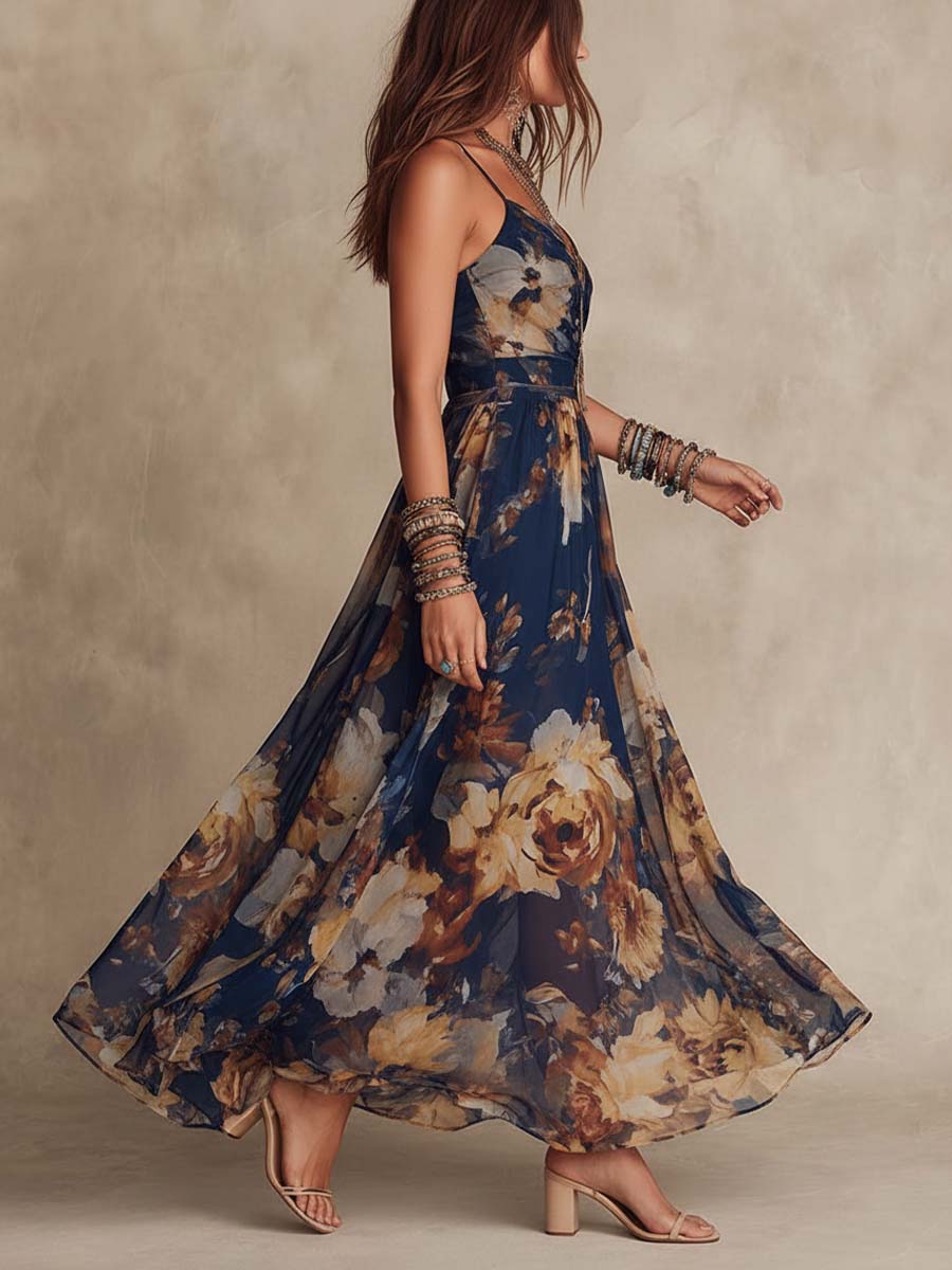 DÉBORA | Vestido Largo Floral
