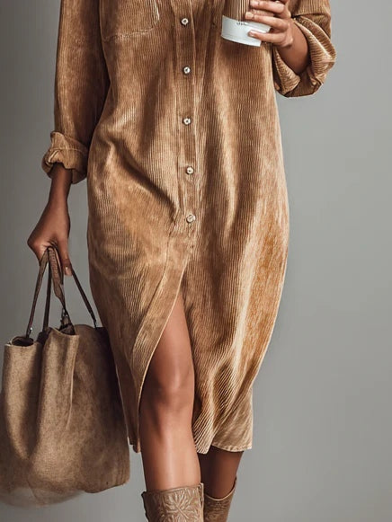 ZULE | Vestido Midi con Doble Bolsillo