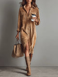 ZULE | Vestido Midi con Doble Bolsillo