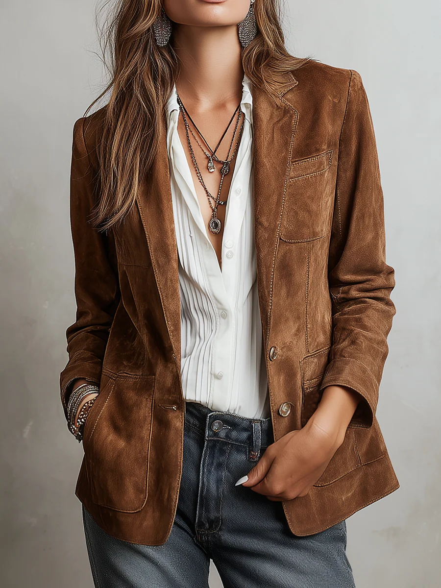 MARCELA | Blazer Vintage Marrón