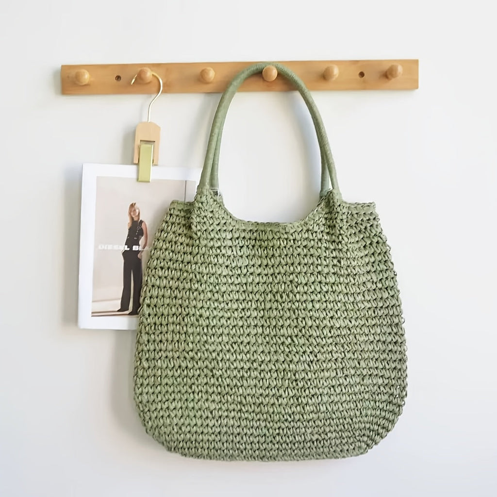 MATILDE | Bolso Bandolera Trenzado - Verde Salvia