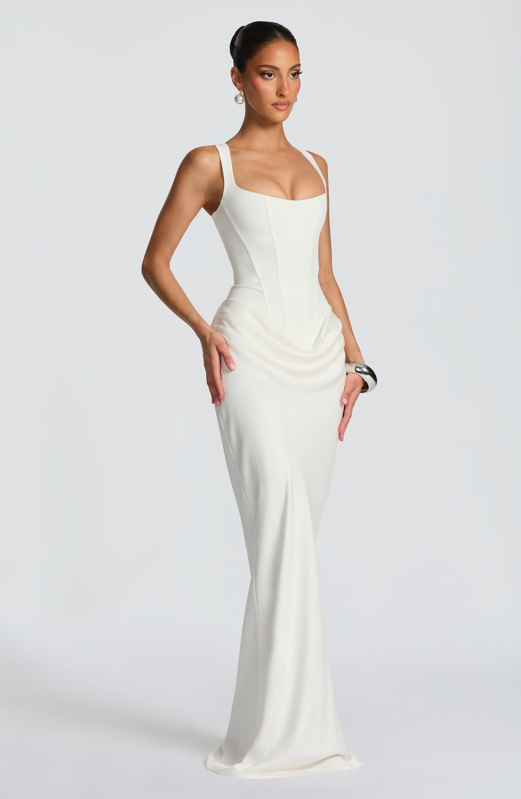 ELEONORA | Vestido Maxi de Escote Cuadrado