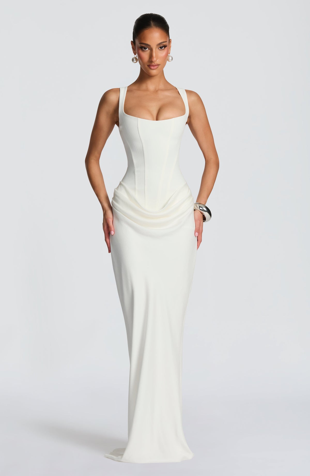 ELEONORA | Vestido Maxi de Escote Cuadrado