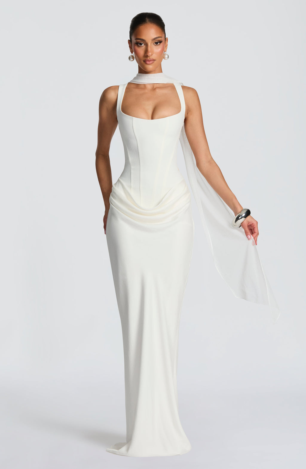 ELEONORA | Vestido Maxi de Escote Cuadrado